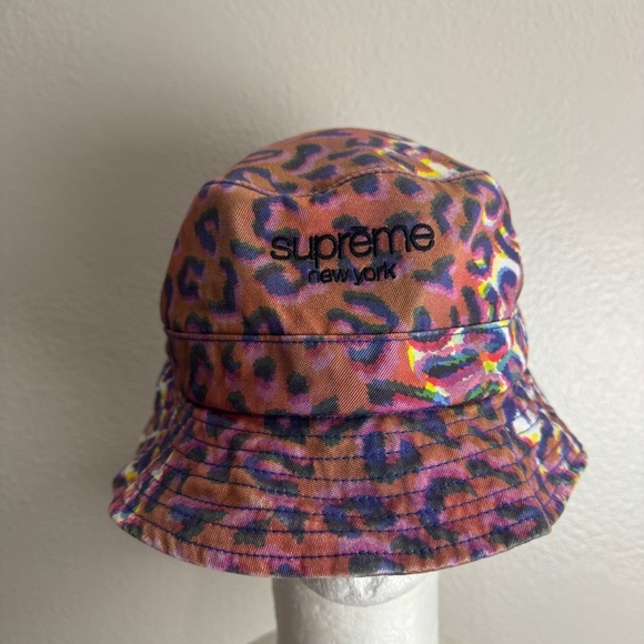 Supreme Other - Supreme Leopard Bucket Hat Vintage Size M/L